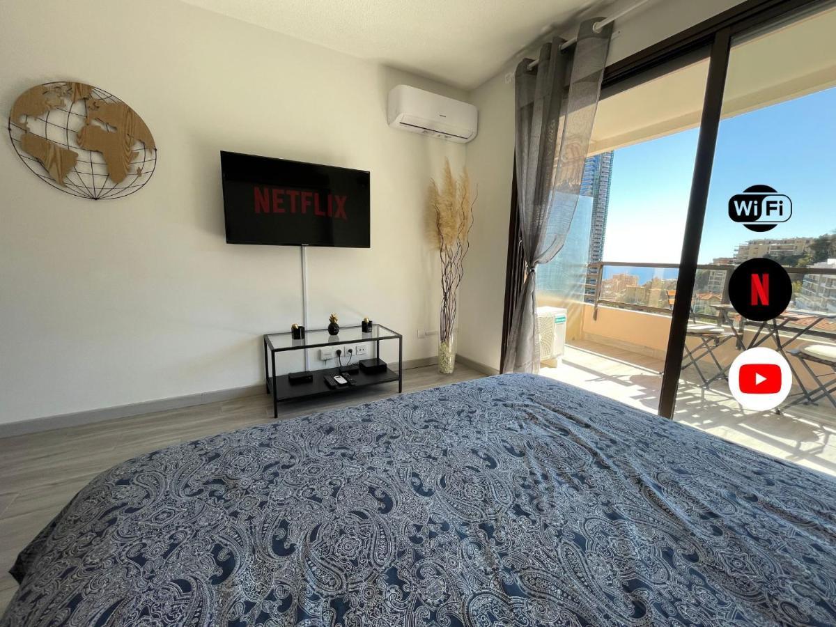 New Studio, Piscine Et Vue Mer • Proche De Monaco Beausoleil Luaran gambar